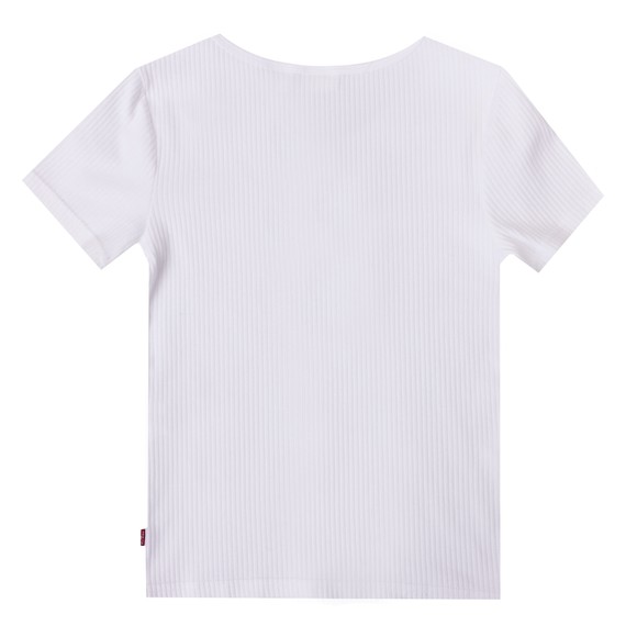 Levi's ® Womens White Austen Button Up Short Sleeve Top #3