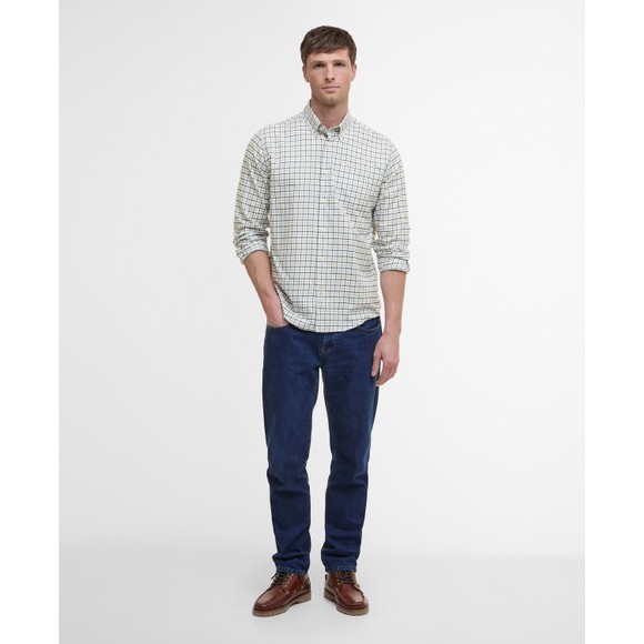 Barbour Countrywear Mens Green Preston Tattersall Shirt main image