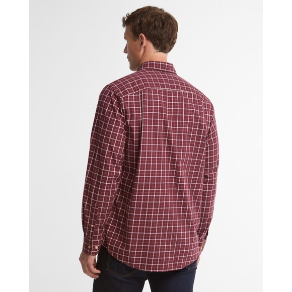 Barbour Countrywear Mens Red Bank Tattersall Shirt #4