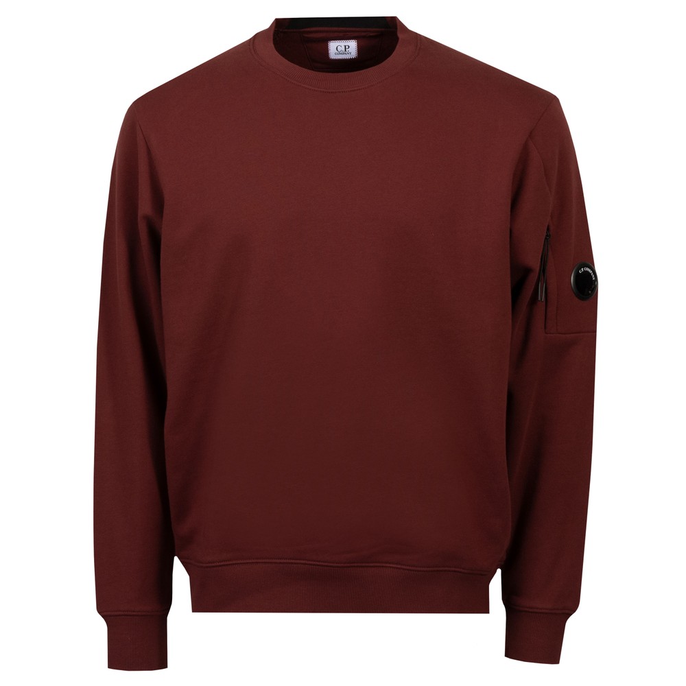 C.P. Company Diagonal Raised Fleece Lens Crew Neck Sweatshirt, view 1
