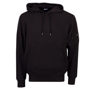 Diagonal Raised Fleece Hooded Lens Sweatshirt