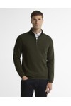 Barbour Countrywear Mens Green Guy 1/2 Zip Sweatshirt