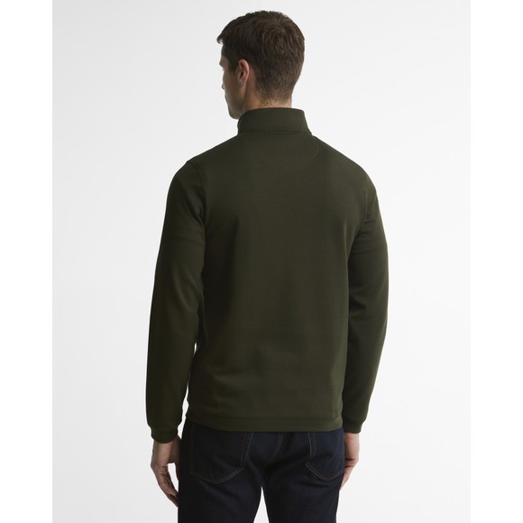 Barbour Countrywear Mens Green Guy 1/2 Zip Sweatshirt main image