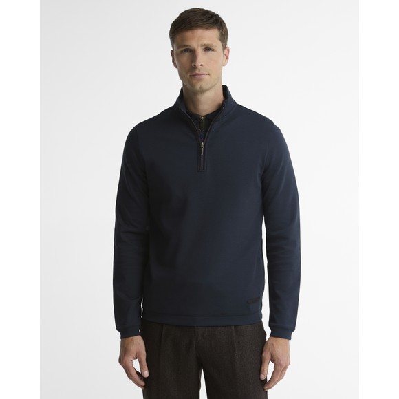 Barbour Countrywear Mens Blue Guy 1/2 Zip Sweatshirt main image