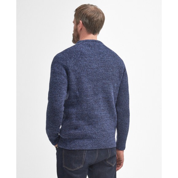 Barbour Countrywear Mens Blue Horseford Crew Jumper main image