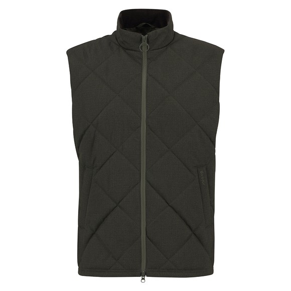 Barbour Countrywear Mens Green Winter Finn Gilet main image