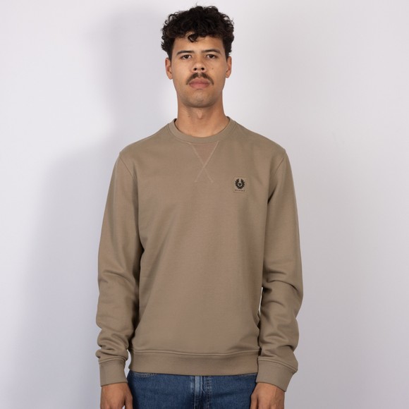 Belstaff Mens Beige Chest Logo Sweatshirt #2