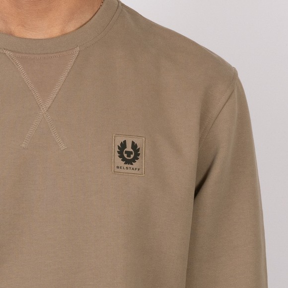 Belstaff Mens Beige Chest Logo Sweatshirt #3