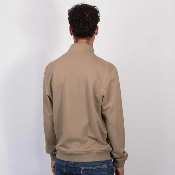 Belstaff Mens Beige Half Zip Sweatshirt #4