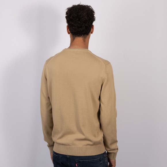 Lacoste Mens Beige AH1985 Crew Jumper #4