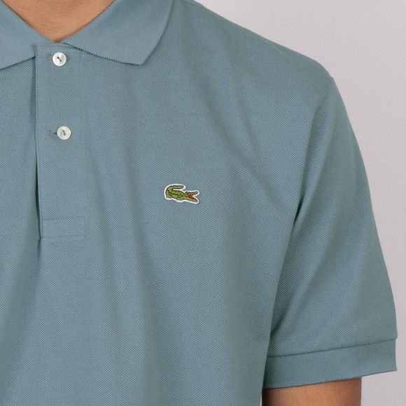 Lacoste Mens Blue L1212 Plain Polo Shirt #3