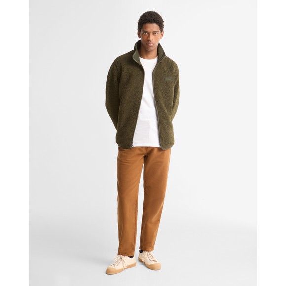 Barbour Lifestyle Mens Green Reversible Fleece Jacket #3