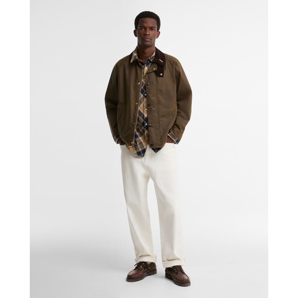 Barbour Icons Mens Brown Transport Wax Jacket #3
