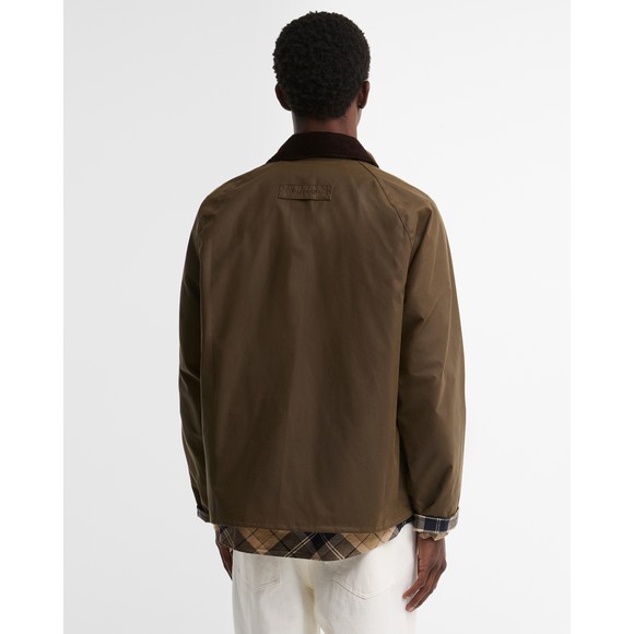 Barbour Icons Mens Brown Transport Wax Jacket #4