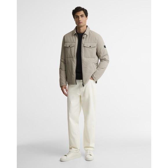 Barbour International Mens Grey Distill Quilted Jacket #3