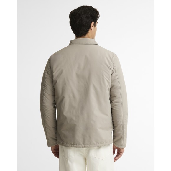 Barbour International Mens Grey Distill Quilted Jacket #4