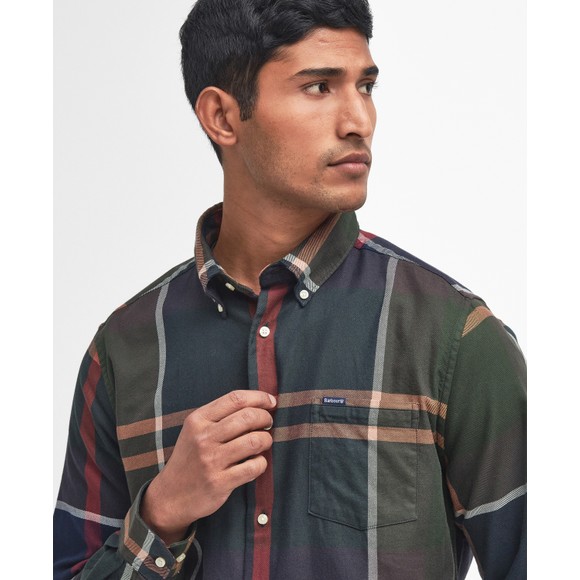 Barbour Countrywear Mens Beige Dunoon Tailored Shirt #3