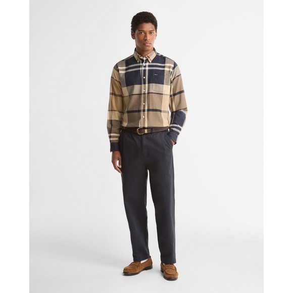 Barbour Countrywear Mens Blue Dunoon Tailored Shirt #3