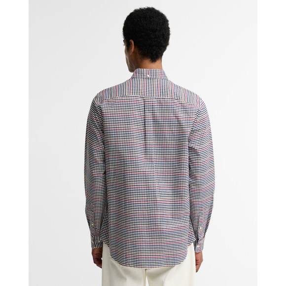 Barbour Countrywear Mens Blue Rickwood Gingham Shirt main image