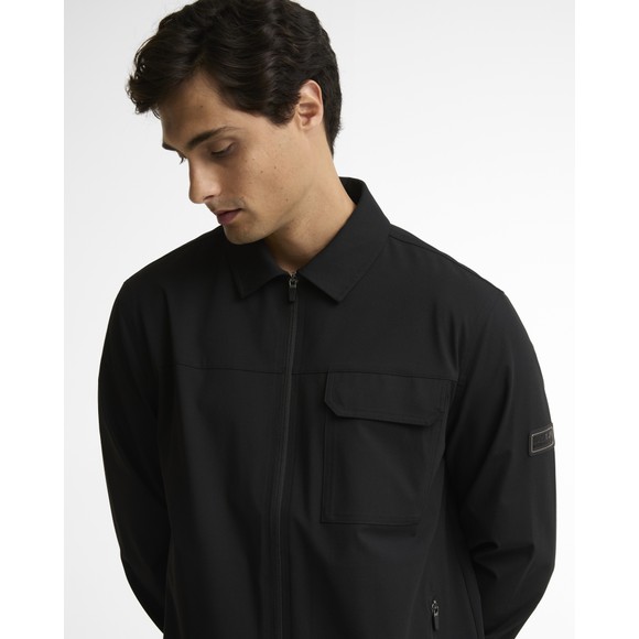 Barbour International Mens Black Tash Overshirt #3