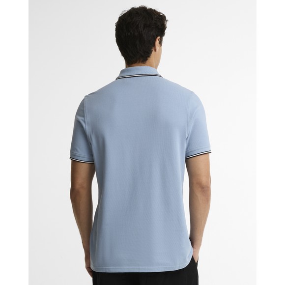 Barbour International Mens Blue Small Logo T-Shirt #4