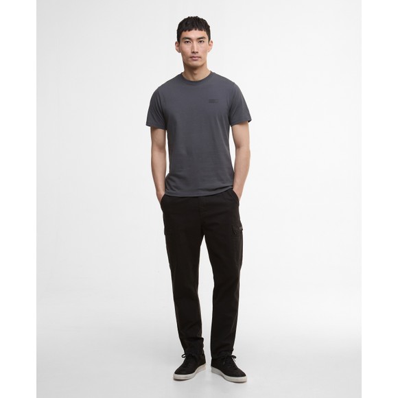 Barbour International Mens Grey Small Logo T-Shirt #3