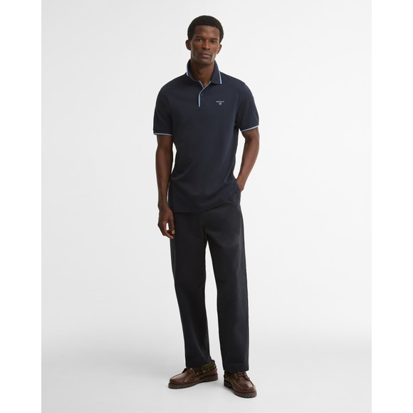 Barbour Countrywear Mens Blue Callock Polo main image