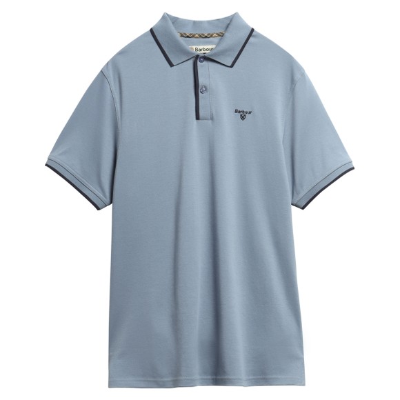 Barbour Countrywear Mens Tarn Blue Callock Polo main image