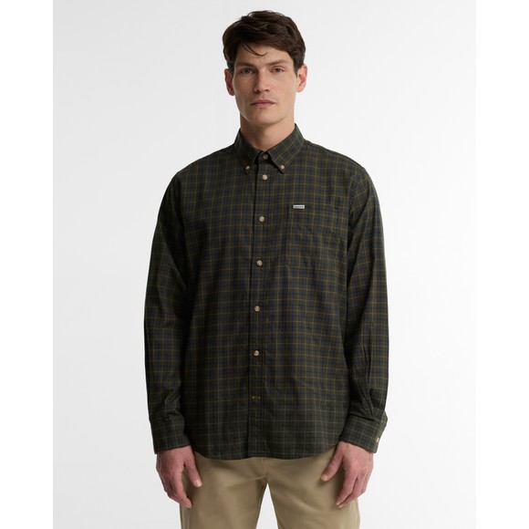 Barbour Countrywear Mens Green Bank Tattersall Shirt main image