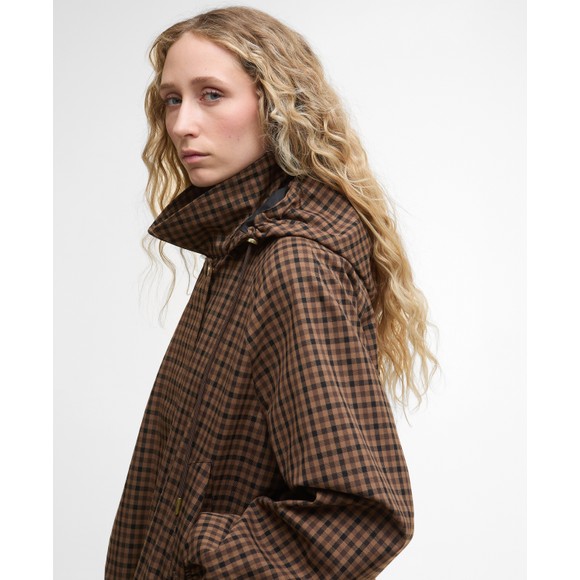 Barbour Lifestyle Womens Brown Audrey Showerproof Jacket #3