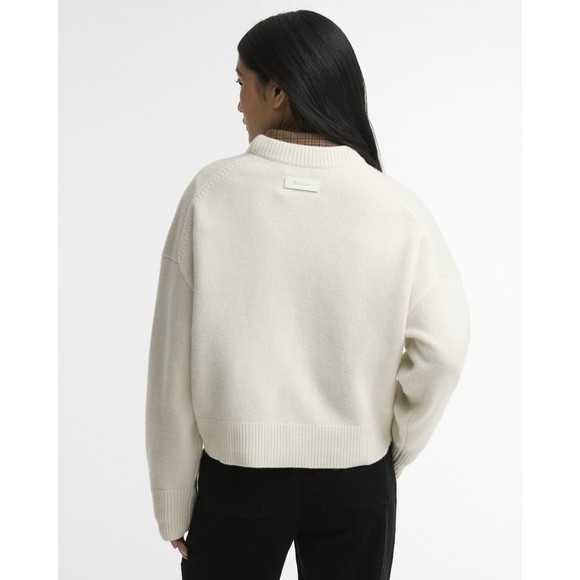 Barbour Lifestyle Womens Beige Ivybridge Knitted Jumper  #4