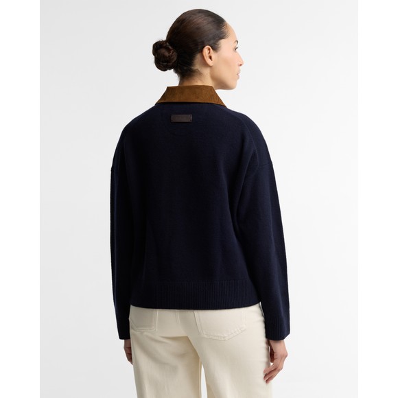 Barbour Lifestyle Womens Blue Ravenshill Knitted Jumper  #4