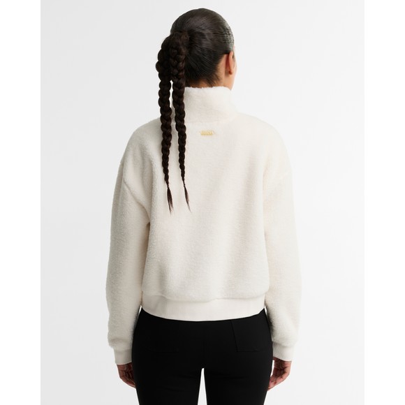 Barbour International Womens Off-White Gea Fleece #4