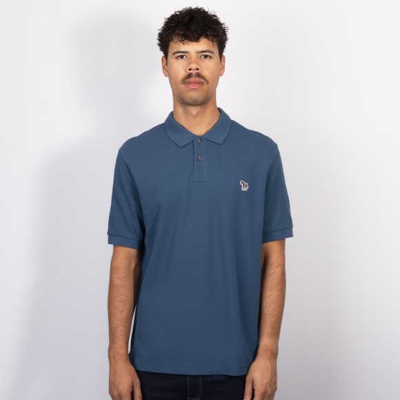PS Paul Smith Mens Blue Zebra Polo Shirt #2