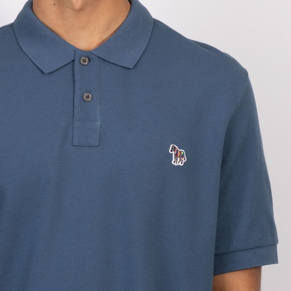 PS Paul Smith Mens Blue Zebra Polo Shirt #3