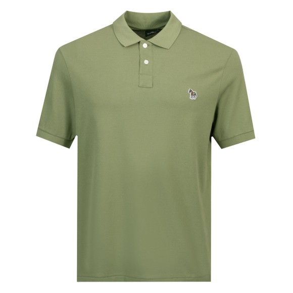 PS Paul Smith Mens Green Zebra Polo Shirt #1