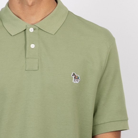 PS Paul Smith Mens Green Zebra Polo Shirt #3