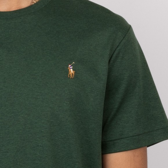 Polo Ralph Lauren Mens Green Custom Slim Fit Pima Cotton T Shirt #3