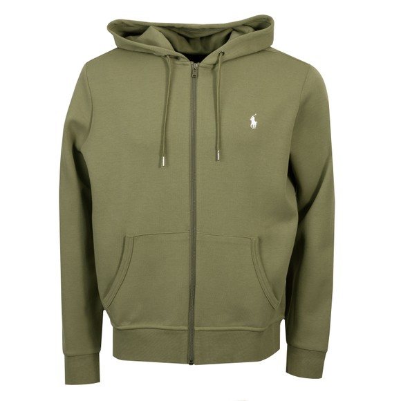 Polo Ralph Lauren Mens Green Double Knit Tech Hoodie #1