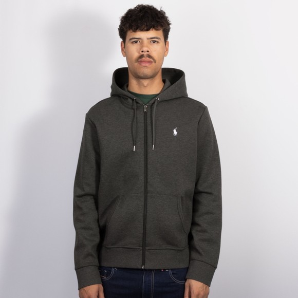 Polo Ralph Lauren Mens Grey Double Knit Tech Hoodie #2