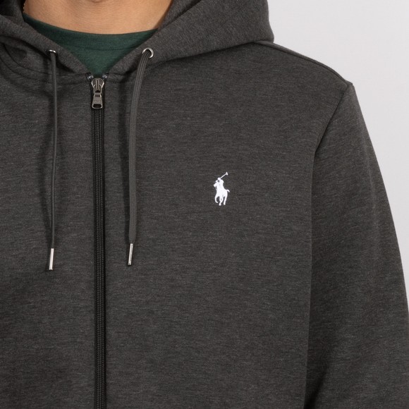 Polo Ralph Lauren Mens Grey Double Knit Tech Hoodie #3