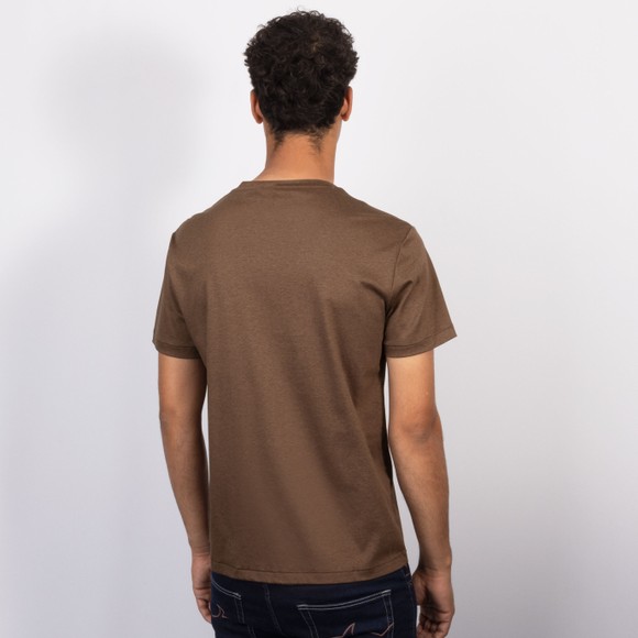 Polo Ralph Lauren Mens Brown Custom Slim Fit Pima Cotton T Shirt #4