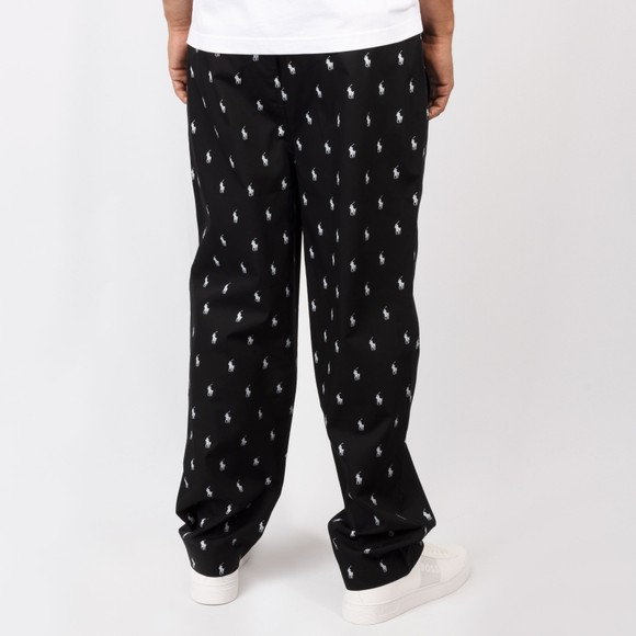 Polo Ralph Lauren Mens Black Signature Pony Woven Pyjama Pant #5