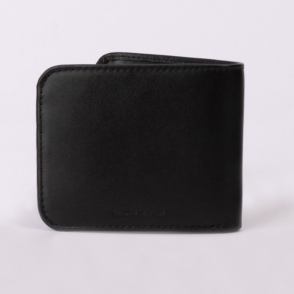 Fred Perry Mens Black Smooth Leather Bilfold Wallet #3