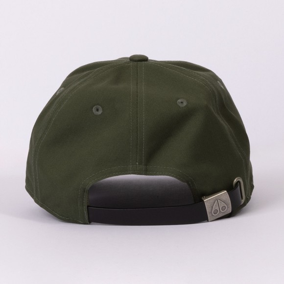 Moose Knuckles Mens Green Metallic Logo Icon Cap #3