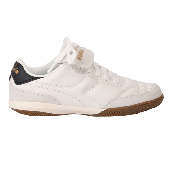 diadora Mens White Gold Indoor Trainer main image