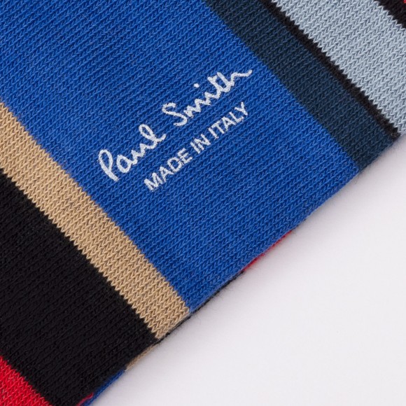 Paul Smith Mens Blue Signature Stripe Sock #2