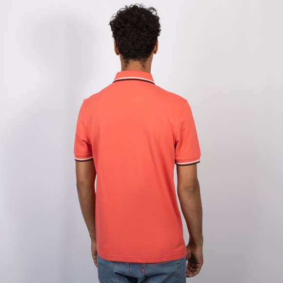 Fred Perry Mens Pink Twin Tipped Polo Shirt #4