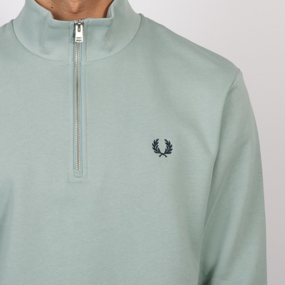 Fred Perry Mens Blue 1/2 Zip Sweatshirt #3