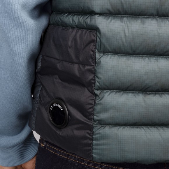 C.P. Company Mens Blue D.D. Shell Down Gilet #3